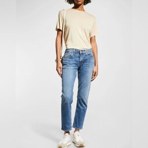 Rag & Bone Slim Boyfriend Jeans Women Size 23 Low Rise Straight Leg Blue